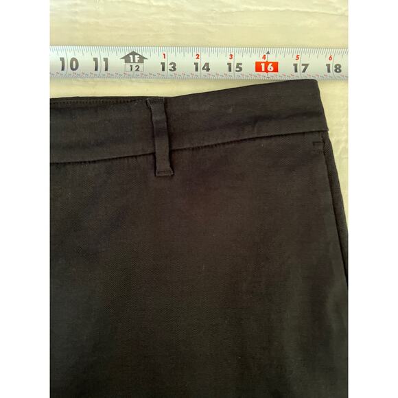 J.Jill Pants Womens Size 14 Black Linen Stretch Wide Leg Crop Career Office Work - Picture 9 of 12